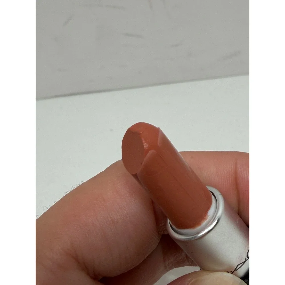 MAC Matte Lipstick Naturally A24 discontinued bullet mini size w/ flaw see picts